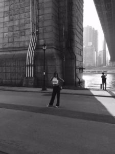 Paulina at Brooklyn Bridge